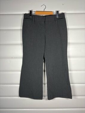 Ricki’s Charcoal Pinstripe Wide Leg Dress Pants Career Size 10